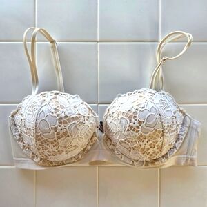 Victoria's Secret Lace Bra - Cream